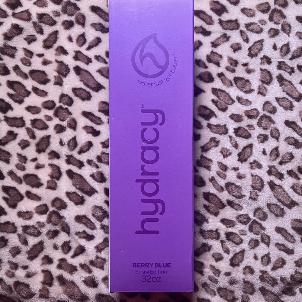 Hydracy Blue Berry Purple Sports Reusable 32oz Water Bottle